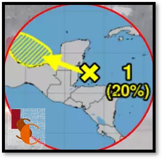 Vigilan posible ciclón que dejaría más lluvias en Campeche y en toda la Península de Yucatán. 